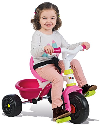 Triciclo Be Fun Confort rosa con bolso y volquete (Smoby 740406)