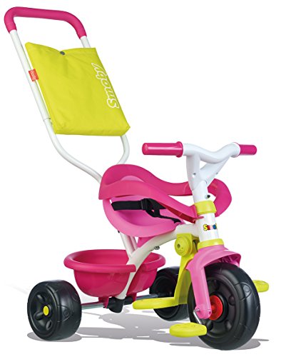 Triciclo Be Fun Confort rosa con bolso y volquete (Smoby 740406)