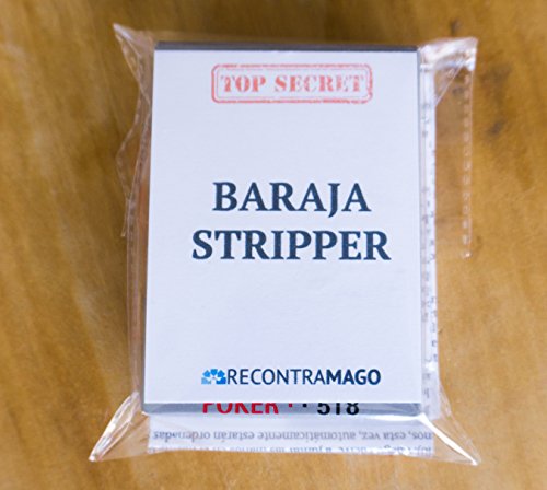 Trucos de Magia - Baraja BISELADA / STRIPPER con Instrucciones y 20 Juegos de Magia Gratis en Español. Incluye link a vídeo explicativo hecho por Magos profesionales