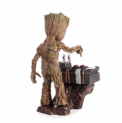 TTHH Marvel Guardianes De La Galaxia Groot Avengers Cute Baby Tree Man PVC Figuras De Acción Juguetes 20cm