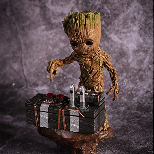 TTHH Marvel Guardianes De La Galaxia Groot Avengers Cute Baby Tree Man PVC Figuras De Acción Juguetes 20cm