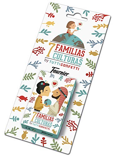 Tutti Confetti- Familias de 7 Países Baraja de Cartas Educativa Infantil (Naipes Heraclio Fournier 1034797)