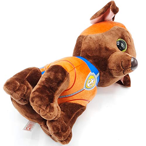 TY- Paw Patrol Patrulla Canina, Zuma, Color marrón, naranja, 23 cm (United Labels Ibérica 96324TY)