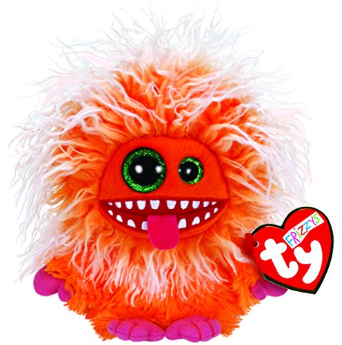 TY Plopsy - juguetes de peluche (Naranja) - Plopsy Naranja Frizzy 15cm, Juguete Peluche A Partir de 4 Años