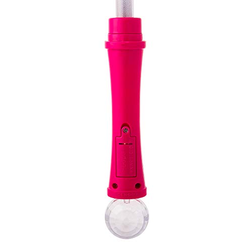 Ultra 1 Rosa Luz LED Varita Mágica Luminosa Juguetes de Princesa Varita Magica Niña con Bola de Disco Varita Luminosa Barita Magica Niña Ideal para Fiestas Varitas Luminosas