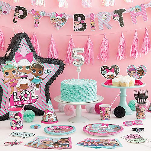 Unique Party - Kit de Decoraciones - Diseño de LOL Surprise - Conjunto de 7 (79100)