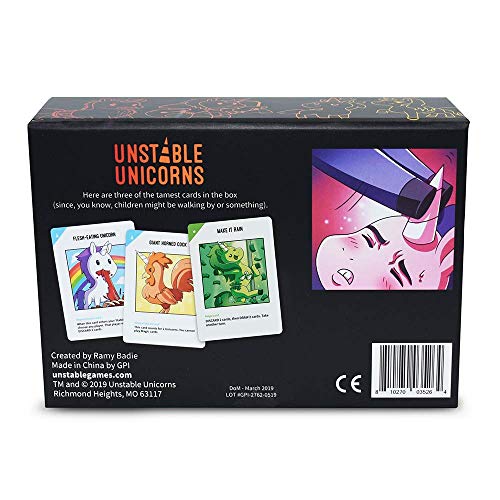 Unstable Unicorns NSFW Base Game