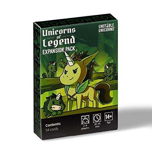 Unstable Unicorns Pack de expansión de Legend – diseñado para ser añadido a tu juego de cartas de unicornios inestables