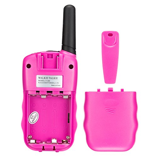 Upgrow Walkie Talkies Recargables, Juguetes para niños, Walkie-Talkies T-388 con Pilas, Radio de 2 vías con Linterna, Juguetes y Regalos para niños de 4 a 12 años