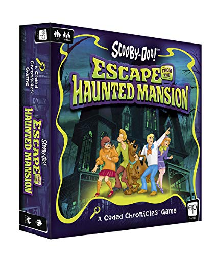 USAopoly Scooby-Doo Board Game Escape from the Haunted Mansion - A Coded Chronicles™ Ga