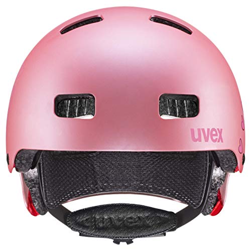 uvex Kid 3 CC Casco de Bicicleta, Juventud Unisex, Pink Mat, 51-55 cm