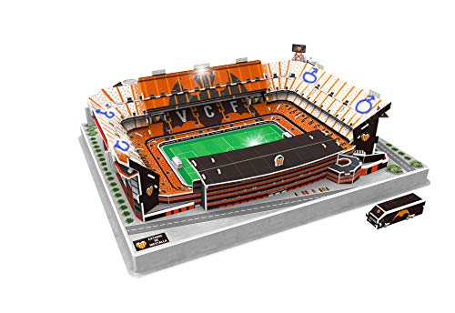 Valencia C.F.- EF-13682 Puzzle 3D con Luz Estadio Mestalla (Valencia CF), Color (Eleven Force 13682)