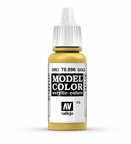 Vallejo Model Color Pintura Acrílica, Dorado (Gold), 17 ml