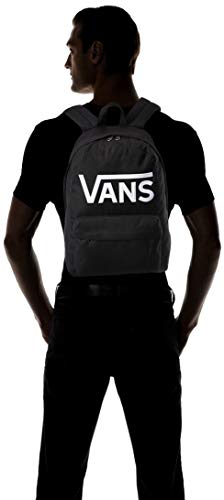 Vans New Skool - Mochila para niños, 20 litros, Negro (Negro/Blanco), Talla única UE, 39,4 x 28 x 12,7 cm