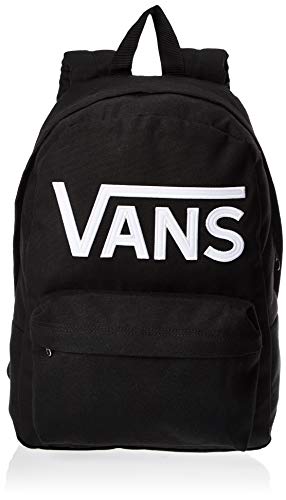 Vans New Skool - Mochila para niños, 20 litros, Negro (Negro/Blanco), Talla única UE, 39,4 x 28 x 12,7 cm