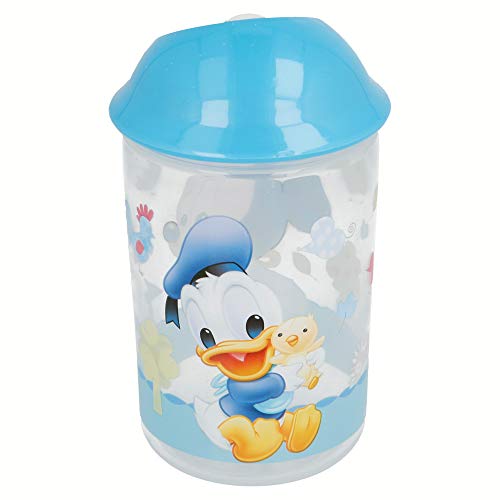 VASO CON BOQUILLA TRANSPARENTE 360 ML | MICKEY MOUSE - DISNEY - BABY PAINT POT