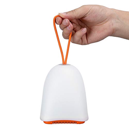 Vcriczk Altavoz, luz LED Altavoz Inteligente, luz Nocturna USB Soporte para Llamadas Manos Libres Tarjeta de Memoria para el Dormitorio de la casa(Naranja, Tipo de Torre Inclinada de Pisa)