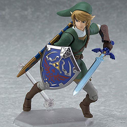 VENDISART Anime Hand Zelda Action Anime Figuras de espada Skyward, juguete para muñeca de Zelda, 14 cm