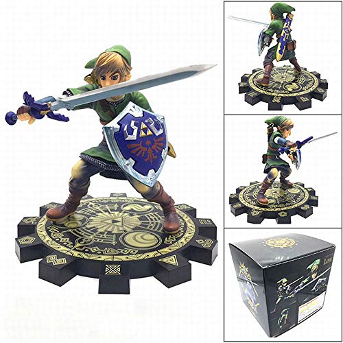 VENDISART Anime Hand Zelda Action Anime Figuras de espada Skyward, juguete para muñeca de Zelda, 14 cm