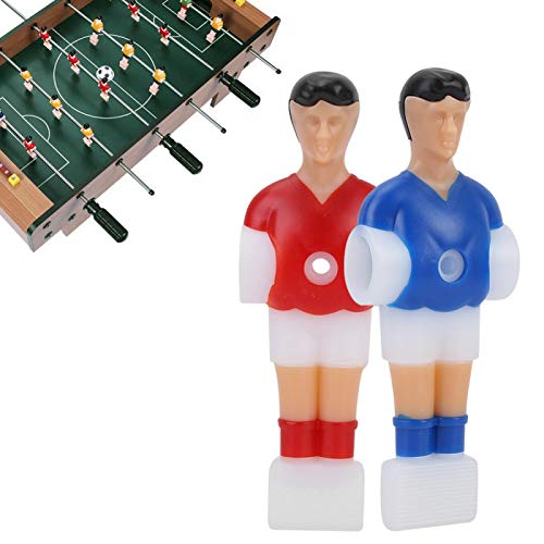 Venta Loca Jugador de fútbol de Mesa, Ligero 105 * 36,5 * 4 mm Juego de Jugador de futbolín, 12,7 mm de diámetro de Agujero 2 Colores de Ocio para niños de Juego de fútbol de Mesa