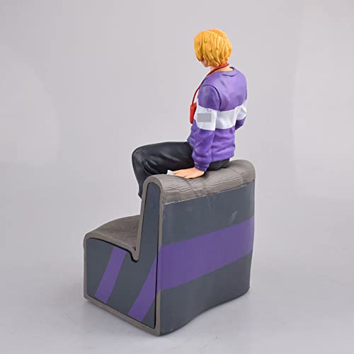 VFFREGE V Figura De Anime One Piece Ace/Sabot/Luffy Sofa GK Grupo de Chicos de Moda, Muñecos y Figuras de Acción PVC Adornos De Escritorio ​MóViles Juguetes De Modelos Coleccionables