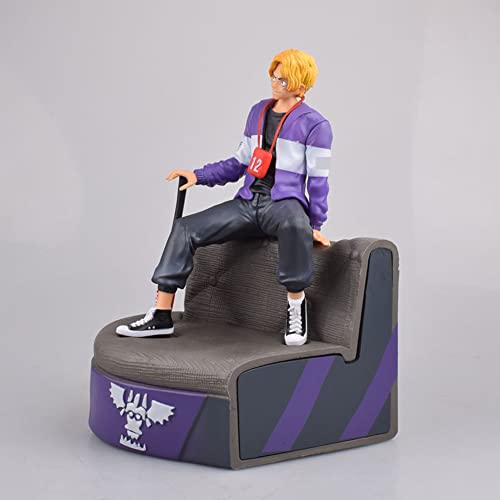 VFFREGE V Figura De Anime One Piece Ace/Sabot/Luffy Sofa GK Grupo de Chicos de Moda, Muñecos y Figuras de Acción PVC Adornos De Escritorio ​MóViles Juguetes De Modelos Coleccionables