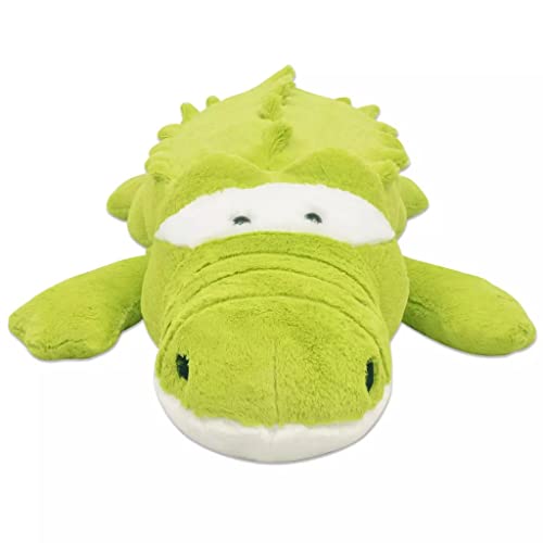 vidaXL Cocodrilo de Peluche Gigante XXL 100 cm Verde Animal Grande de Juguete