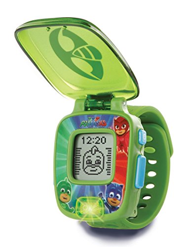 VTech-80-175887 PJ Masks Gekko, Reloj Digital Educativo, Color Verde (80-175887)