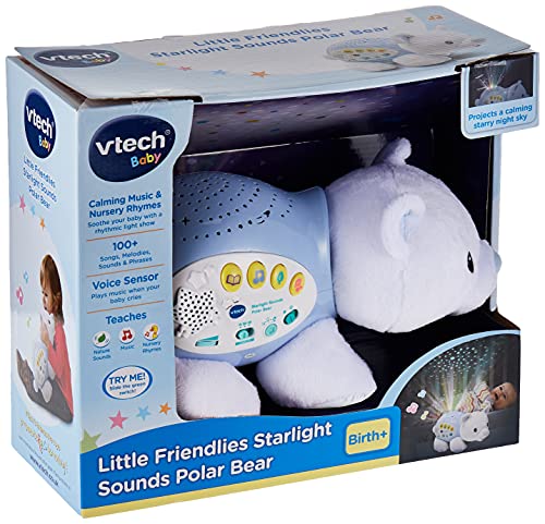 VTech Baby - Proyector Musical Ártico estrellitas, Multicolor, versión Inglesa