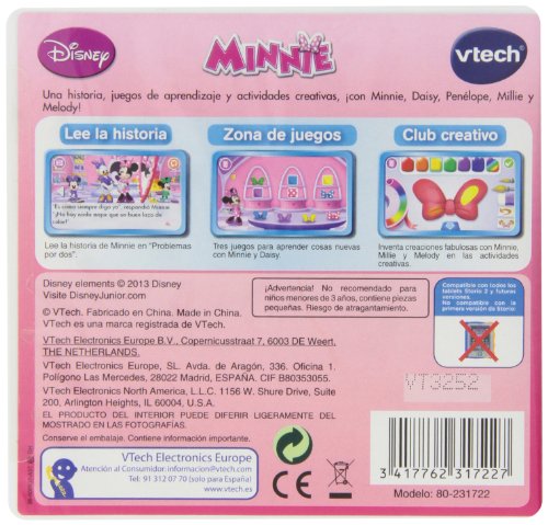 VTech- Disney Juego para Tablet, Multicolor, 13.7 x 13.2 x 2.0 (3480-231722)