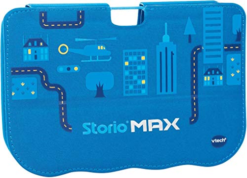 VTech - Funda Folio de plástico para Tablet Storio MAX, Color Azul (80-218549)