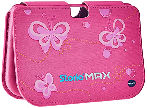 VTech - Funda Folio de plástico para Tablet Storio MAX, Color Rosa (80-218559)