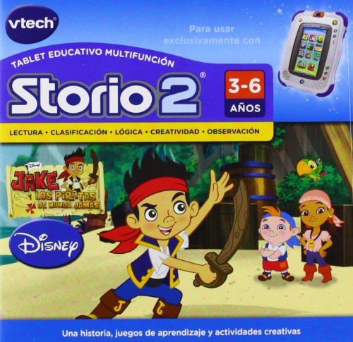 VTech- Jake y los Piratas de Nunca jamás Juego para Tablet, Multicolor (3480-231622)