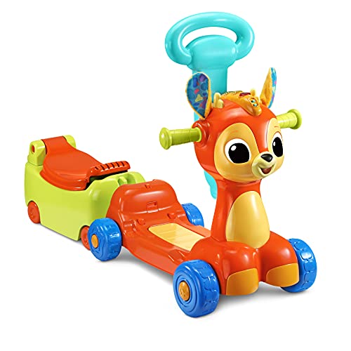 VTech Pradera la cervatilla correpasillos, Andador Interactivo para Aprender a Caminar-Juguete bebés +1 año-Versión ESP (3480-527722), Color