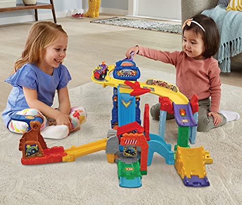 VTech Rally Circuito de competición, playset Interactivo para Coches TutTut Bólidos, Juguete niños +1 año-Versión ESP (3480-540522), Color