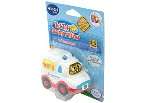 VTech Tut Tut Baby Flitzer 80-517004 vehículo de Juguete - Vehículos de Juguete (Azul, Rojo, Blanco, Coche, De plástico, 1 año(s), 5 año(s), Niño/niña)