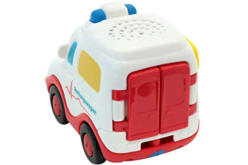 VTech Tut Tut Baby Flitzer 80-517004 vehículo de Juguete - Vehículos de Juguete (Azul, Rojo, Blanco, Coche, De plástico, 1 año(s), 5 año(s), Niño/niña)