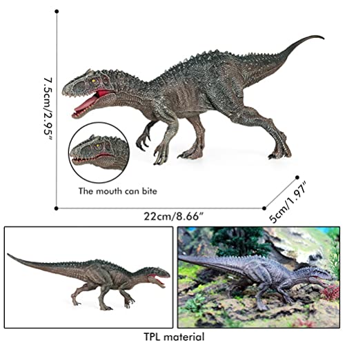 WBTY Indominus Rex Figuras de Acción, Simulación de Plástico de Boca Abierta Jurásico Modelo de Animal, Dinosaurio World Kid Juguete Regalo Favor Coleccionistas