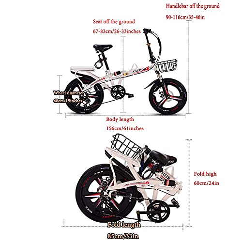 WENHAO Bicicleta Sin Pedales Niños Electrica Plegable Adulto Ligera Montaña Doble Suspensión Fat Bike Mujer Aluminio Hombre Trek Forno Bebe Chico Niña Infantiles Carretera Paseo TRICICLOS CIUDAD ESTIC