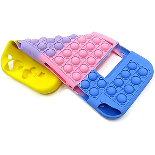 WENLIANG Funda para La Nintendo Switch Lite, Pop Fidget Push Bubble Toys Cover Case For Nintendo Switch, Carcasa Protectora De Silicona Case Resistente Anti-ArañAzo