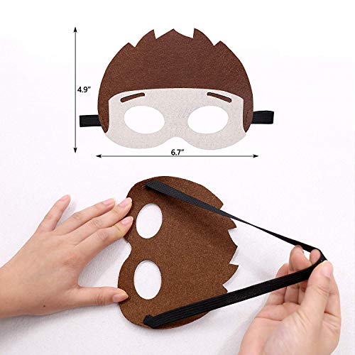 WENTS Mascarillas de Espuma EVA caretas Animales Cumpleaños Cosplay Personaje Favores de Fiesta para niños para Bolsas de Fiesta, máscara, Fiesta de cumpleaños, Navidad, Halloween 10PCS