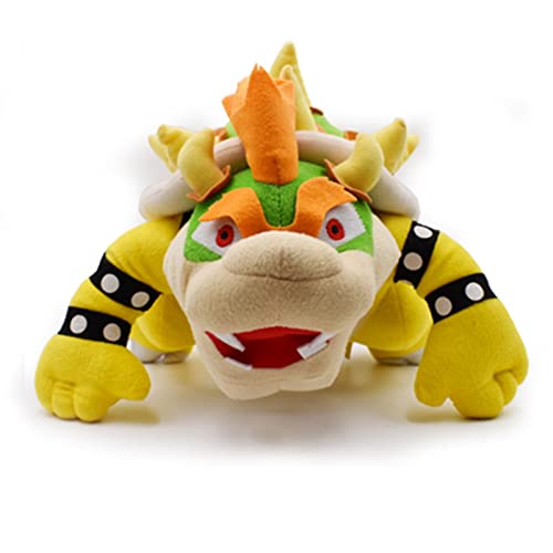 WERGHJ Super Mario Bros Bowser King Koopa Bowser,Suave Peluche Muñeca Figuras, Koopa Amarillo Kawaii Peluche Muñecas Suaves Regalo para Niños Adorable para Niños Peluche