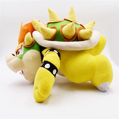 WERGHJ Super Mario Bros Bowser King Koopa Bowser,Suave Peluche Muñeca Figuras, Koopa Amarillo Kawaii Peluche Muñecas Suaves Regalo para Niños Adorable para Niños Peluche