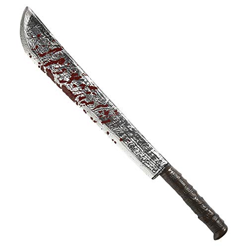 WIDMANN Bloody Machete 75 Cm Novedad Arma y Armadura de Accesorios para Halloween Fancy Dress Up Disfraces y Trajes