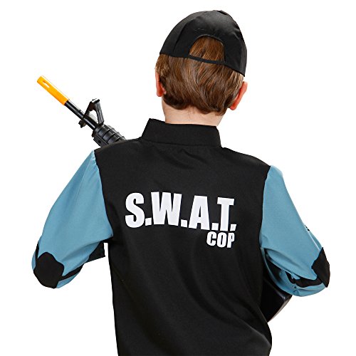 WIDMANN Widman - Disfraz de SWAT infantil, talla 10 años (76547)