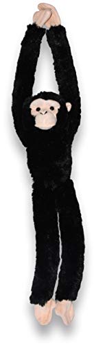 Wild Republic - Hanging Monkey, mono de peluche chimpancé, 51 cm (15260)