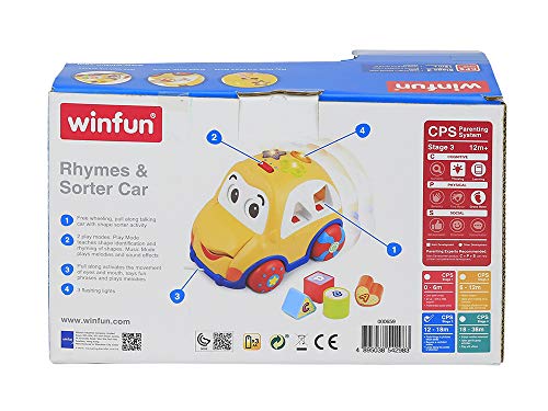 WinFun - Arrastre Coche Con Encajables (CPA Toy Group 0659)