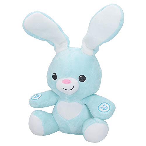 winfun - Conejito peluche interactivo, Peluche bebé, Juguetes bebe 6 meses, Juguetes bebés, Peluche luz y sonidos, Peluches bebes recien nacidos, Juguete musical bebe, Primera infancia, Winfun