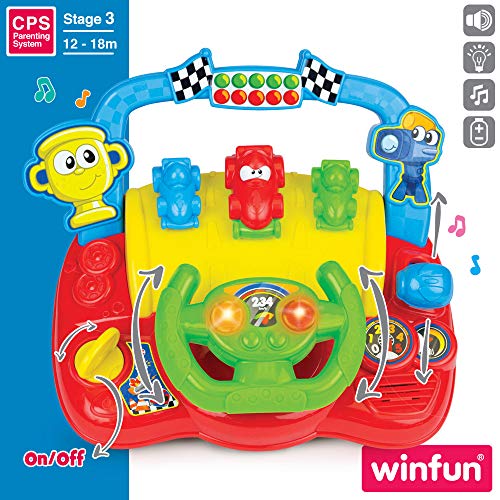 winfun - Volante simulador de conducción winfun (46509)