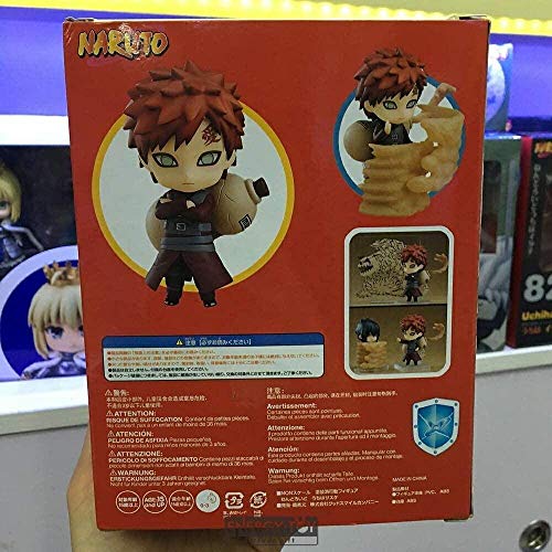 WMYATING Realista y Divertido Dibujos Animados Naruto Shippuden GaaraAction Figura Muñeca Modelo de Juguete 10cm